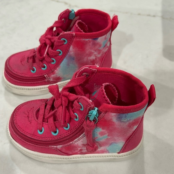 Kids Billy Footwear Pink Watercolor Toddler size 7 - Picture 2 of 6